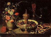 Still life with Vase,jug,and Platter of Dried Fruit PEETERS, Clara